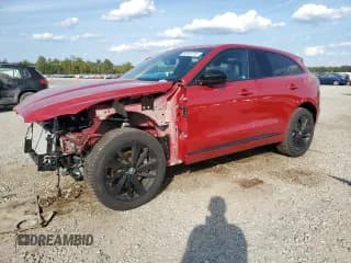 ✅ 2025 Jaguar F-Pace R-Dynamic S • VIN: SADCT2EX7SA750907 • Lot: 83849765. Listed on Copart with 5,063 mi. Free auction sales archive from the USA and detailed vehicle history report at DreamBid. Image 1.