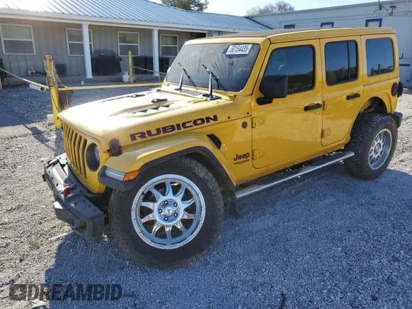✅ 2020 Jeep Wrangler Unlimited Rubicon • VIN: 1C4HJXFG3LW187460 • Lot: 50154435. Listed on Copart with 87,981 mi. Free auction sales archive from the USA and detailed vehicle history report at DreamBid. Image 1.
