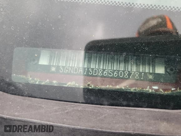 ✅ 2006 Chevrolet HHR LS • VIN: 3GNDA13D86S608781 • Lot: 53322285. Listed on Copart with 209,569 mi. Free auction sales archive from the USA and detailed vehicle history report at DreamBid. Image 14.