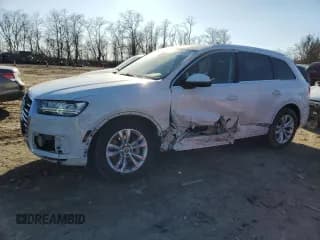 ✅ 2019 Audi Q7 • VIN: WA1LHBF74KD021929 • Лот: 46389475. Опубликован ранее на Copart с пробегом 42 781 миль. Бесплатный доступ к архиву аукционных продаж из США и подробный отчёт об истории автомобиля на DreamBid. Изображение 1.