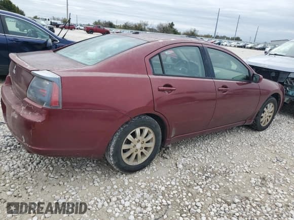 ✅ 2007 Mitsubishi Galant ES • VIN: 4A3AB56F77E034356 • Lot: 83520354. Listed on Copart with 184,270 mi. Free auction sales archive from the USA and detailed vehicle history report at DreamBid. Image 3.