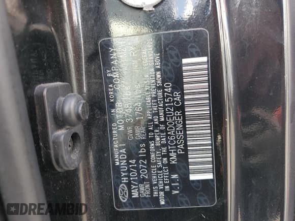 ✅ 2014 Hyundai Veloster • VIN: KMHTC6AD0EU215740 • Lot: 44886525. Wystawiony na Copart z przebiegiem 118 913 mil. Bezpłatny archiwum sprzedaży aukcyjnych z USA i szczegółowy raport historii pojazdu na DreamBid. Zdjęcie 12.