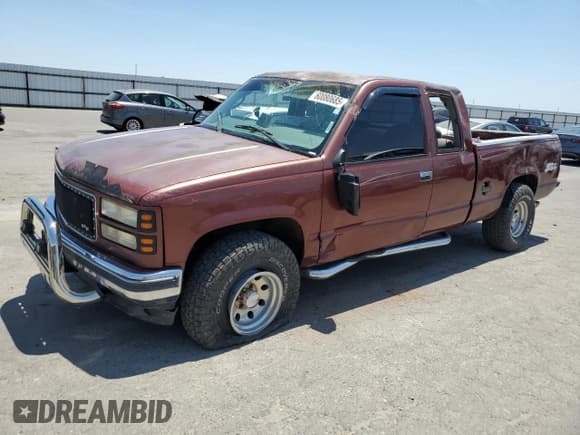 ✅ 1998 GMC Sierra 1500 • VIN: 1GTEK19R1WR511373 • Лот: 60080685. Опубликован ранее на Copart с пробегом 178 199 миль. Бесплатный доступ к архиву аукционных продаж из США и подробный отчёт об истории автомобиля на DreamBid. Изображение 1.