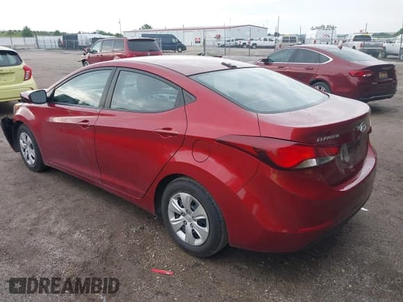 ✅ 2016 Hyundai Elantra SE • VIN: 5NPDH4AE8GH665785 • Lot: 42447517. Listed on IAAI with 94,003 mi. Free auction sales archive from the USA and detailed vehicle history report at DreamBid. Image 3.