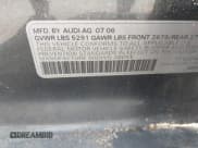 ✅ 2007 Audi A6 3.2L • VIN: WAUEH74F77N021296 • Lot: 42443967. Wystawiony na IAAI z przebiegiem Nie podano. Bezpłatny archiwum sprzedaży aukcyjnych z USA i szczegółowy raport historii pojazdu na DreamBid. Zdjęcie 9.