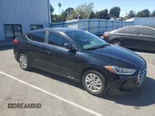 2017 Hyundai Elantra SE with VIN KMHD74LF1HU376632, listed as a Copart auction lot 71927175 with 148,558 mi miles and Clean title. Bid and sale history available at DreamBid. Image 4.