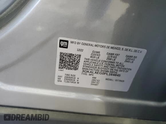 ✅ 2023 GMC Terrain Denali • VIN: 3GKALXEG0PL164845 • Lot: 71677705. Wystawiony na Copart z przebiegiem 37 273 mil. Bezpłatny archiwum sprzedaży aukcyjnych z USA i szczegółowy raport historii pojazdu na DreamBid. Zdjęcie 13.