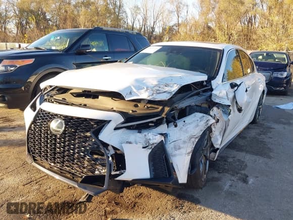 ✅ 2021 Lexus IS 350 F Sport • VIN: JTHGZ1E2XM5021384 • Lot: 40805229. Listed on IAAI with 52,644 mi. Free auction sales archive from the USA and detailed vehicle history report at DreamBid. Image 6.