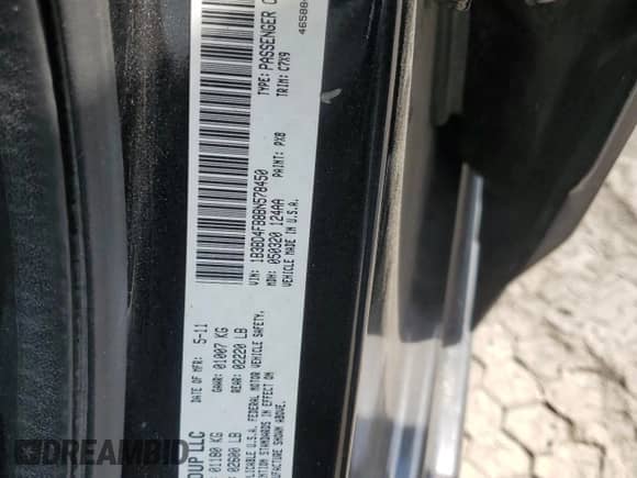 2011 Dodge Avenger Express with VIN 1B3BD4FB8BN578450, listed as a Copart auction lot 67074854 with 165,883 mi miles and Salvage title. Bid and sale history available at DreamBid. Image 14.