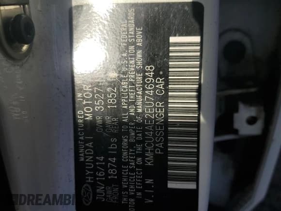 ✅ 2014 Hyundai Accent GLS • VIN: KMHCU4AE2EU746948 • Лот: 68666774. Опубликован ранее на Copart с пробегом 118 638 миль. Бесплатный доступ к архиву аукционных продаж из США и подробный отчёт об истории автомобиля на DreamBid. Изображение 12.