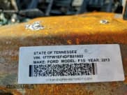 ✅ 2013 Ford F-150 XL • VIN: 1FTFW1EF4DFB01802 • Lot: 85697035. Listed on Copart with Not provided. Free auction sales archive from the USA and detailed vehicle history report at DreamBid. Image 12.