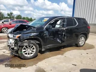 ✅ 2020 Chevrolet Traverse LS • VIN: 1GNEVFKW6LJ256872 • Lot: 66678905. Listed on Copart with Not provided. Free auction sales archive from the USA and detailed vehicle history report at DreamBid. Image 1.
