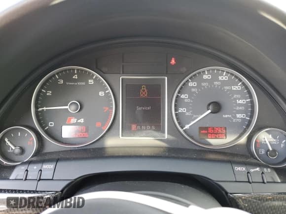 ✅ 2007 Audi S4 • VIN: WAUGL98E27A199807 • Lot: 75247414. Listed on Copart with 88,496 mi. Free auction sales archive from the USA and detailed vehicle history report at DreamBid. Image 9.