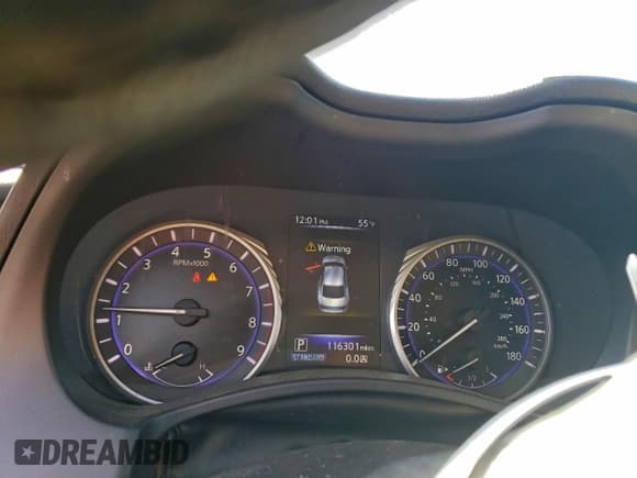 ✅ 2017 Infiniti Q50 Premium • VIN: JN1EV7AP0HM731739 • Lot: 93997075. Listed on Copart with 116,301 mi. Free auction sales archive from the USA and detailed vehicle history report at DreamBid. Image 9.