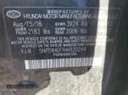 ✅ 2017 Hyundai Elantra Limited • VIN: 5NPD84LF1HH120244 • Lot: 92083855. Listed on Copart with 104,158 mi. Free auction sales archive from the USA and detailed vehicle history report at DreamBid. Image 12.