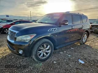 ✅ 2014 Infiniti QX80 • VIN: JN8AZ2NE5E9067761 • Lot: 96012435. Listed on Copart with 141,906 mi. Free auction sales archive from the USA and detailed vehicle history report at DreamBid. Image 1.
