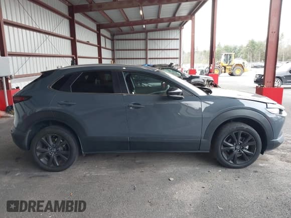 ✅ 2024 Mazda CX-30 S Carbon Edition • VIN: 3MVDMBCMXRM650611 • Lot: 43619427. Wystawiony na IAAI z przebiegiem 34 494 mil. Bezpłatny archiwum sprzedaży aukcyjnych z USA i szczegółowy raport historii pojazdu na DreamBid. Zdjęcie 13.