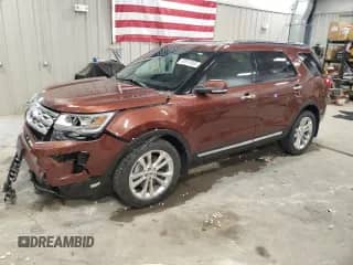 2018 Ford Explorer Limited z VIN 1FM5K8F81JGB78970, wystawiony jako Copart lot #80515955 z przebiegiem 87 742 mil mil oraz Szkoda całkowita • Salvage title. Historia ofert i sprzedaży dostępna na DreamBid. Obrazek 1.