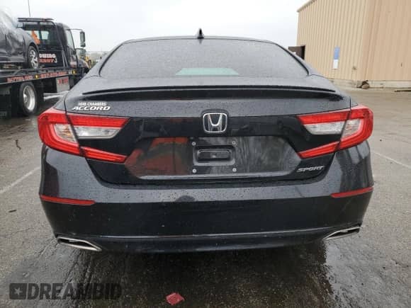 2018 Honda Accord Sport с VIN 1HGCV1F39JA232521, выставлен на аукционе Copart как лот 90701525 с пробегом 75 185 миль миль и Списание • Salvage title. История ставок и продаж доступна на DreamBid. Изображение 6.