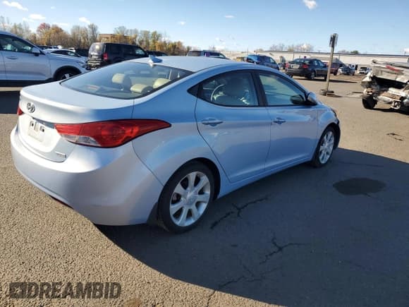 ✅ 2012 Hyundai Elantra GLS • VIN: KMHDH4AE0CU218864 • Lot: 91285415. Listed on Copart with 79,287 mi. Free auction sales archive from the USA and detailed vehicle history report at DreamBid. Image 3.