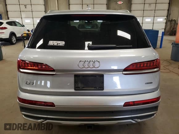 ✅ 2021 Audi Q7 Premium • VIN: WA1AJAF70MD030877 • Lot: 53130165. Listed on Copart with 75,308 mi. Free auction sales archive from the USA and detailed vehicle history report at DreamBid. Image 6.