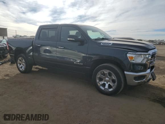 ✅ 2019 Ram 1500 Big Horn • VIN: 1C6SRFFT1KN762544 • Lot: 93105515. Listed on Copart with 80,833 mi. Free auction sales archive from the USA and detailed vehicle history report at DreamBid. Image 4.