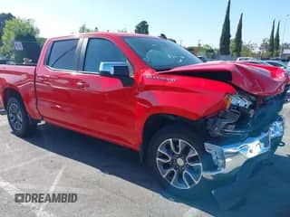 2021 Chevrolet Silverado 1500 LT z VIN 3GCPWCED5MG151508, wystawiony jako IAAI lot #42322019 z przebiegiem 76 437 mil mil oraz . Historia ofert i sprzedaży dostępna na DreamBid. Obrazek 1.