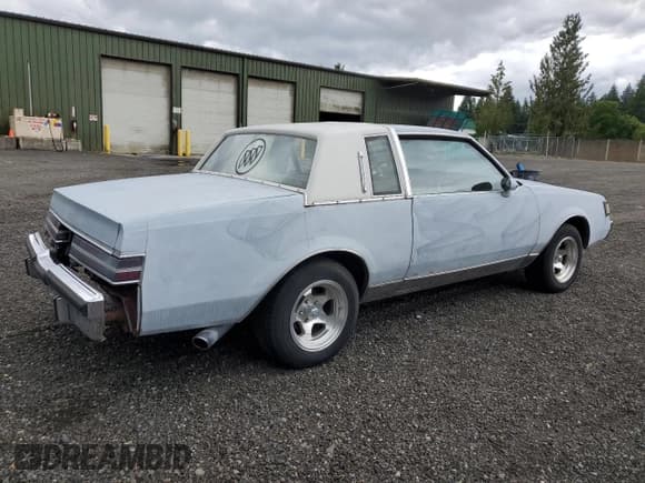 ✅ 1984 Buick Regal Limited • VIN: 1G4AM47A5EH547090 • Lot: 63082845. Listed on Copart with 84,561 mi. Free auction sales archive from the USA and detailed vehicle history report at DreamBid. Image 3.