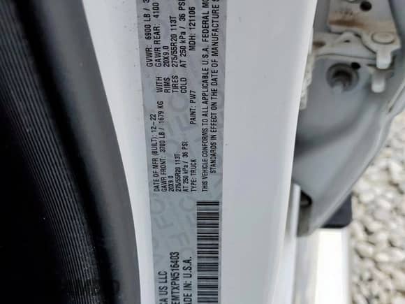 2023 Ram 1500 Lone Star с VIN 1C6RREMTXPN516403, выставлен на аукционе Copart как лот 68080445 с пробегом 66 731 миль миль и Списание • Salvage title. История ставок и продаж доступна на DreamBid. Изображение 12.