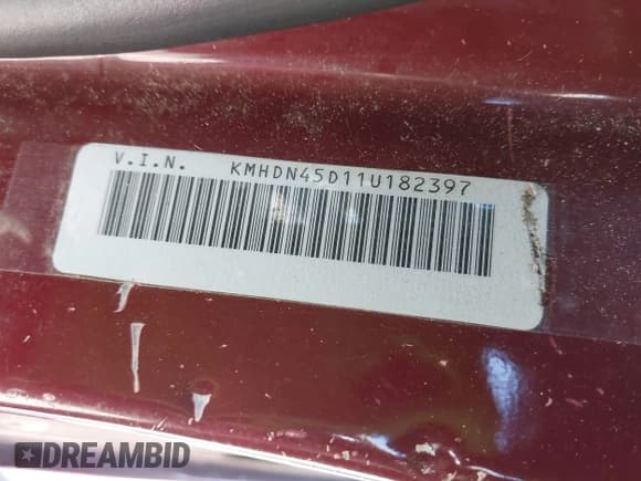 ✅ 2001 Hyundai Elantra GLS • VIN: KMHDN45D11U182397 • Lot: 42830839. Wystawiony na IAAI z przebiegiem 155 602 mil. Bezpłatny archiwum sprzedaży aukcyjnych z USA i szczegółowy raport historii pojazdu na DreamBid. Zdjęcie 9.