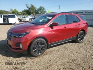 ✅ 2023 Chevrolet Equinox RS • VIN: 3GNAXMEG9PS129412 • Лот: 70402085. Опубликован ранее на Copart с пробегом 20 557 миль. Бесплатный доступ к архиву аукционных продаж из США и подробный отчёт об истории автомобиля на DreamBid. Изображение 1.