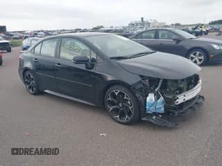 ✅ 2025 Toyota Corolla FX • VIN: 5YFB4MCE5SP223364 • Lot: 43165257. Listed on IAAI with 19,496 mi. Free auction sales archive from the USA and detailed vehicle history report at DreamBid. Image 1.