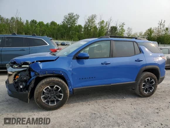 2025 Chevrolet Equinox FWD ACTIV с VIN 3GNAXKEGXSL146520, выставлен на аукционе Copart как лот 59194805 с пробегом 5 645 миль миль и Списание • Salvage title. История ставок и продаж доступна на DreamBid. Изображение 1.