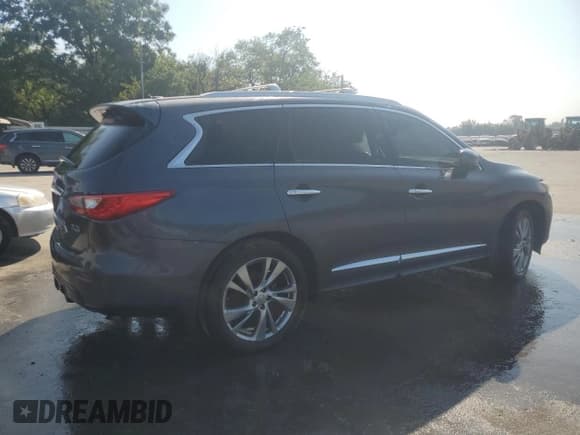 ✅ 2013 Infiniti JX35 • VIN: 5N1AL0MM6DC326345 • Лот: 67019984. Опубликован ранее на Copart с пробегом 186 084 миль. Бесплатный доступ к архиву аукционных продаж из США и подробный отчёт об истории автомобиля на DreamBid. Изображение 3.