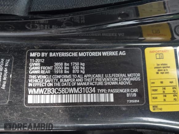 ✅ 2013 MINI Countryman • VIN: WMWZB3C58DWM31034 • Lot: 42871531. Wystawiony na IAAI z przebiegiem 114 155 mil. Bezpłatny archiwum sprzedaży aukcyjnych z USA i szczegółowy raport historii pojazdu na DreamBid. Zdjęcie 9.