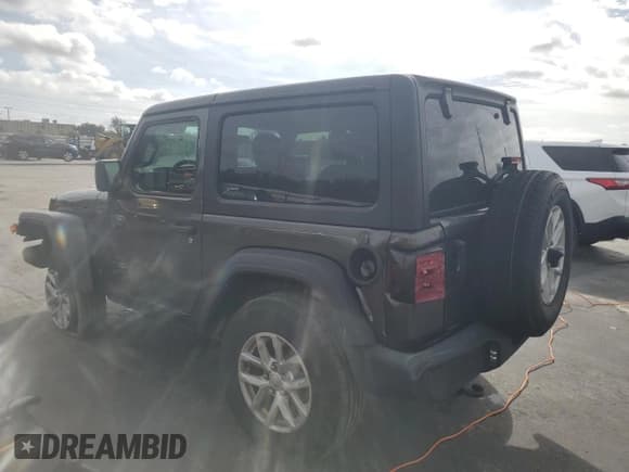 ✅ 2023 Jeep Wrangler Sport S • VIN: 1C4HJXAG5PW656898 • Lot: 81551104. Listed on Copart with 17,492 mi. Free auction sales archive from the USA and detailed vehicle history report at DreamBid. Image 2.