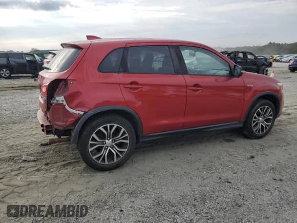 2017 Mitsubishi Outlander ES with VIN JA4AR3AU7HZ032281, listed as a Copart auction lot 69780575 with 121,528 mi miles and Salvage title. Bid and sale history available at DreamBid. Image 3.