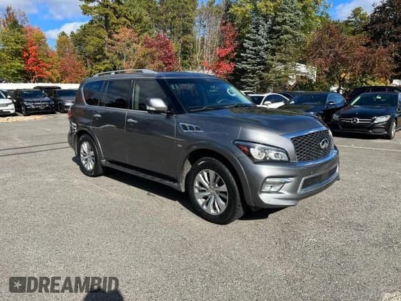 ✅ 2016 Infiniti QX80 • VIN: JN8AZ2NE0G9122930 • Лот: 80973854. Опубликован ранее на Copart с пробегом 181 890 миль. Бесплатный доступ к архиву аукционных продаж из США и подробный отчёт об истории автомобиля на DreamBid. Изображение 1.