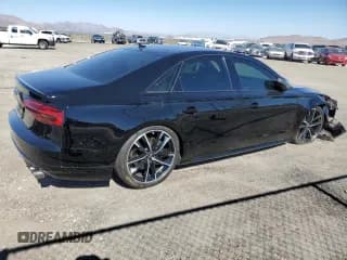 ✅ 2017 Audi S8 • VIN: WUAJ5AFD1HN900851 • Lot: 72397763. Wystawiony na Copart z przebiegiem 51 032 mil. Bezpłatny archiwum sprzedaży aukcyjnych z USA i szczegółowy raport historii pojazdu na DreamBid. Zdjęcie 3.
