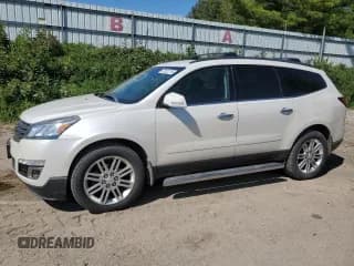 ✅ 2014 Chevrolet Traverse LT • VIN: 1GNKRGKD7EJ212071 • Lot: 70521215. Wystawiony na Copart z przebiegiem 132 219 mil. Bezpłatny archiwum sprzedaży aukcyjnych z USA i szczegółowy raport historii pojazdu na DreamBid. Zdjęcie 1.