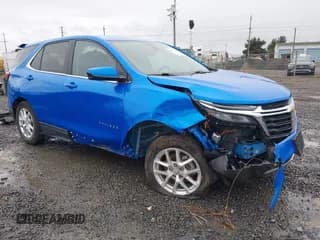 ✅ 2024 Chevrolet Equinox LT • VIN: 3GNAXUEGXRS244751 • Lot: 43877976. Listed on IAAI with 34,477 mi. Free auction sales archive from the USA and detailed vehicle history report at DreamBid. Image 1.