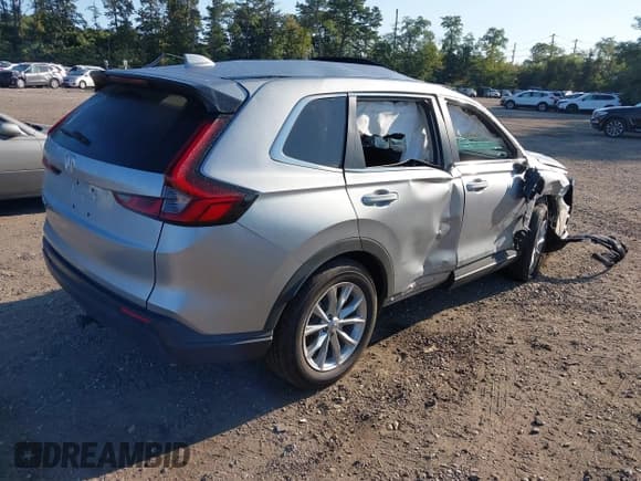 ✅ 2025 Honda CR-V EX-L • VIN: 2HKRS4H76SH463048 • Lot: 43174045. Listed on IAAI with 5 mi. Free auction sales archive from the USA and detailed vehicle history report at DreamBid. Image 4.