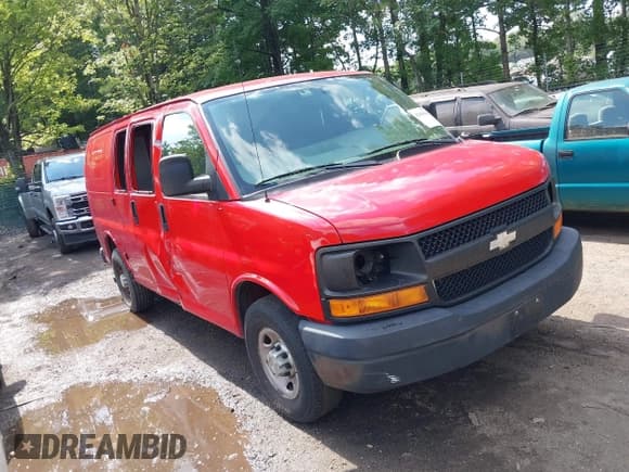 ✅ 2009 Chevrolet Express Cargo • VIN: 1GCGG25C491139774 • Lot: 42841666. Listed on IAAI with 216,598 mi. Free auction sales archive from the USA and detailed vehicle history report at DreamBid. Image 1.