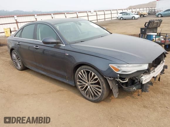 ✅ 2016 Audi A6 Premium Plus • VIN: WAUGFAFC4GN077095 • Lot: 43138843. Listed on IAAI with 112,467 mi. Free auction sales archive from the USA and detailed vehicle history report at DreamBid. Image 1.