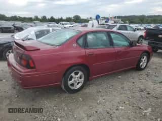 2005 Chevrolet Impala LS z VIN 2G1WH52K059284508, wystawiony jako Copart lot #68108004 z przebiegiem 160 683 mil mil oraz Szkoda całkowita • Salvage title. Historia ofert i sprzedaży dostępna na DreamBid. Obrazek 3.