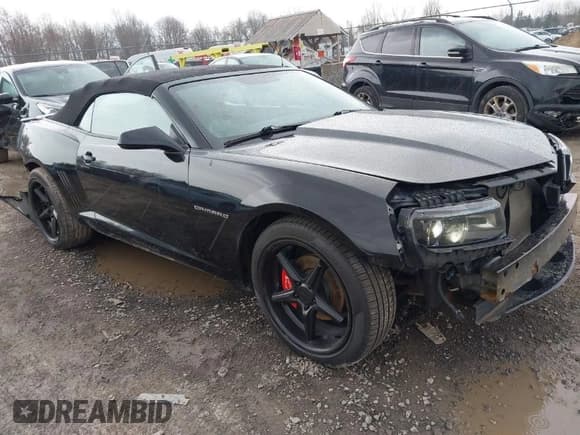✅ 2015 Chevrolet Camaro LT • VIN: 2G1FF3D31F9280047 • Lot: 42025967. Listed on IAAI with 125,715 mi. Free auction sales archive from the USA and detailed vehicle history report at DreamBid. Image 1.