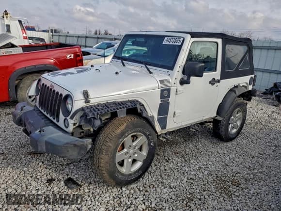 ✅ 2016 Jeep Wrangler Sport • VIN: 1C4AJWAG8GL227106 • Lot: 94573505. Listed on Copart with 91,488 mi. Free auction sales archive from the USA and detailed vehicle history report at DreamBid. Image 1.