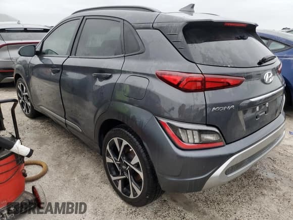✅ 2023 Hyundai Kona Limited • VIN: KM8K53A38PU988728 • Лот: 75101634. Опубликован ранее на Copart с пробегом 21 559 миль. Бесплатный доступ к архиву аукционных продаж из США и подробный отчёт об истории автомобиля на DreamBid. Изображение 2.