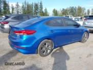 ✅ 2017 Hyundai Elantra Limited • VIN: 5NPD84LF2HH196054 • Lot: 43459657. Listed on IAAI with 72,519 mi. Free auction sales archive from the USA and detailed vehicle history report at DreamBid. Image 4.