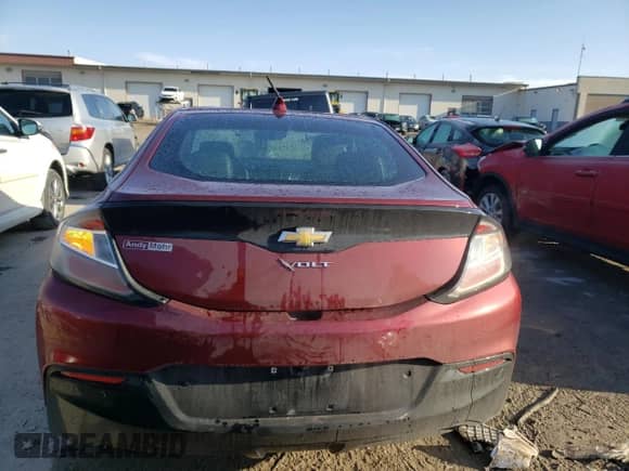 2017 Chevrolet Volt Premier z VIN 1G1RB6S5XHU104232, wystawiony jako Copart lot #46373543 z przebiegiem 94 666 mil mil oraz . Historia ofert i sprzedaży dostępna na DreamBid. Obrazek 6.